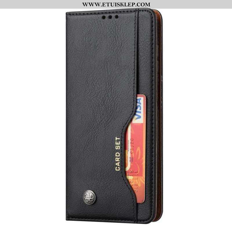 Etui Na Telefon do Samsung Galaxy A54 5G Etui Folio Etui Na Karty Ze Sztucznej Skóry